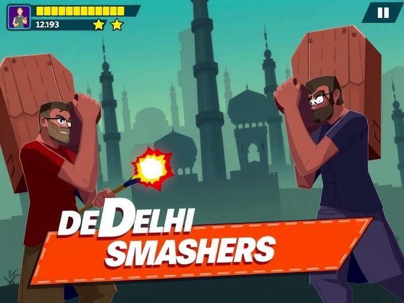 Intense Battle in Supreme Delhi Smashers Supreme Delhi Smashers Gameplay Screenshot